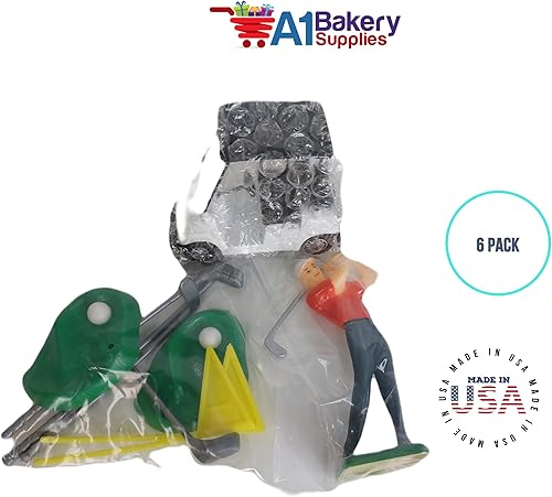 Miniatura 6 de Kit de decoración de pasteles kit de decoración de pasteles juguetes deportivos kit de golf con carro sin golfista