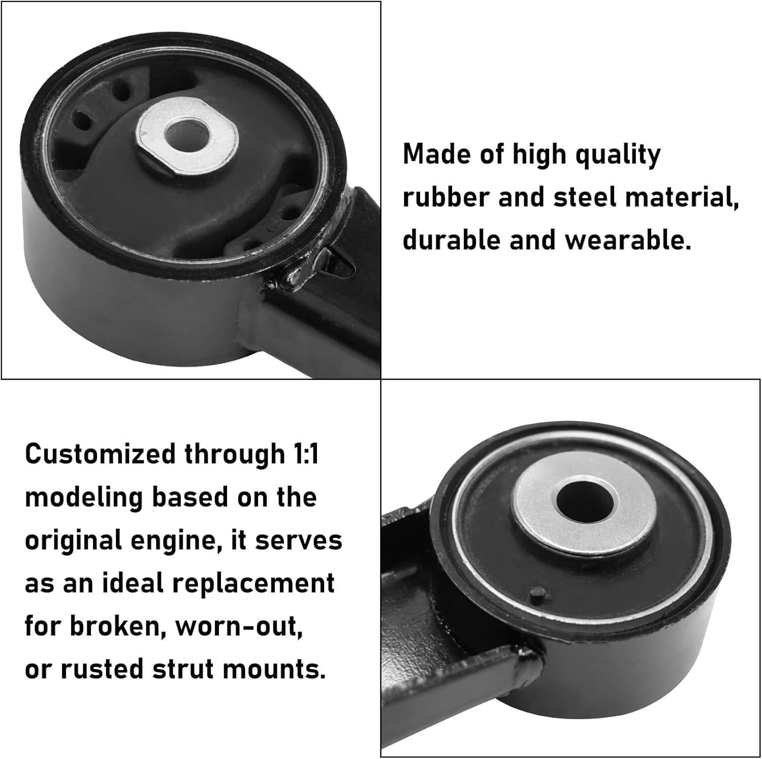 Moonlinks Compatible with Toyota Sienna Torque Strut Mount 2011 2012 2013 2014, Engine Torque Strut Mount for Sienna 3.5L V6 Engine 2011-2014, Replace for A62045/123630P100/123630P101/ 123630P111