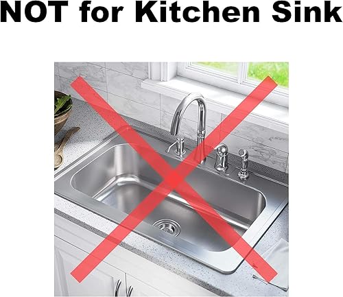 Miniatura 6 de Cubierta de drenaje de bañera, colador de fregadero de baño, atrapa el pelo de drenaje para lavabo de la bañera, tamaño de orificio de 1.55 a 1.8