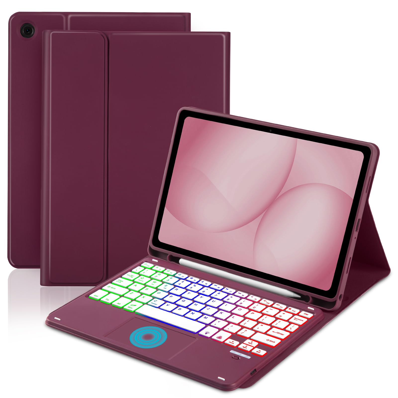 Galaxy Tab A11+ Wi-Fiモデル　ケース付き Amazon.co.jp: MePadKey タッチパッドキーボードケース Samsung Galaxy