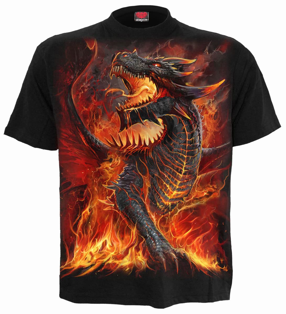 Spiral Mens M101 T-Shirts, Black, S UK