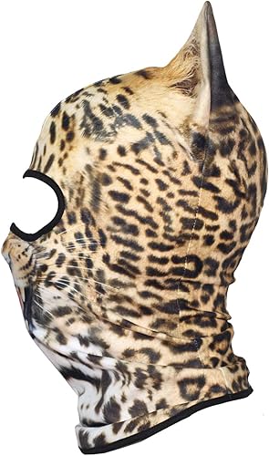 Vista 3 de AXBXCX 3D Animal Ears Balaclava Winter Warmer Face Mask for Skiing Snowboarding Snowmobile Halloween Christmas