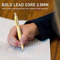 Vista 6 de Four Candies 2.0MM Mechanical Pencil with Comfort Ergonomic Grip, 4PCS Cute Mechanical Pencils with 44PCS Lead Refills, 2PCS Sharpeners/Erasers