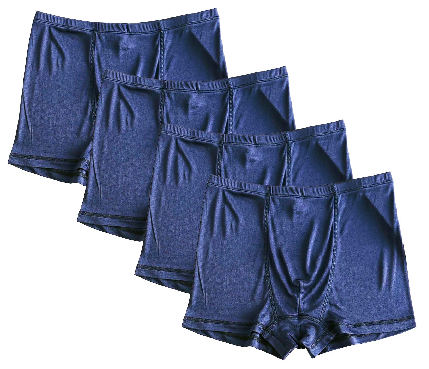 100 Pure Nature Mulberry Silk Mens Boxer Briefs Knitted Silk Underwear Underpants Breathable and Healthy