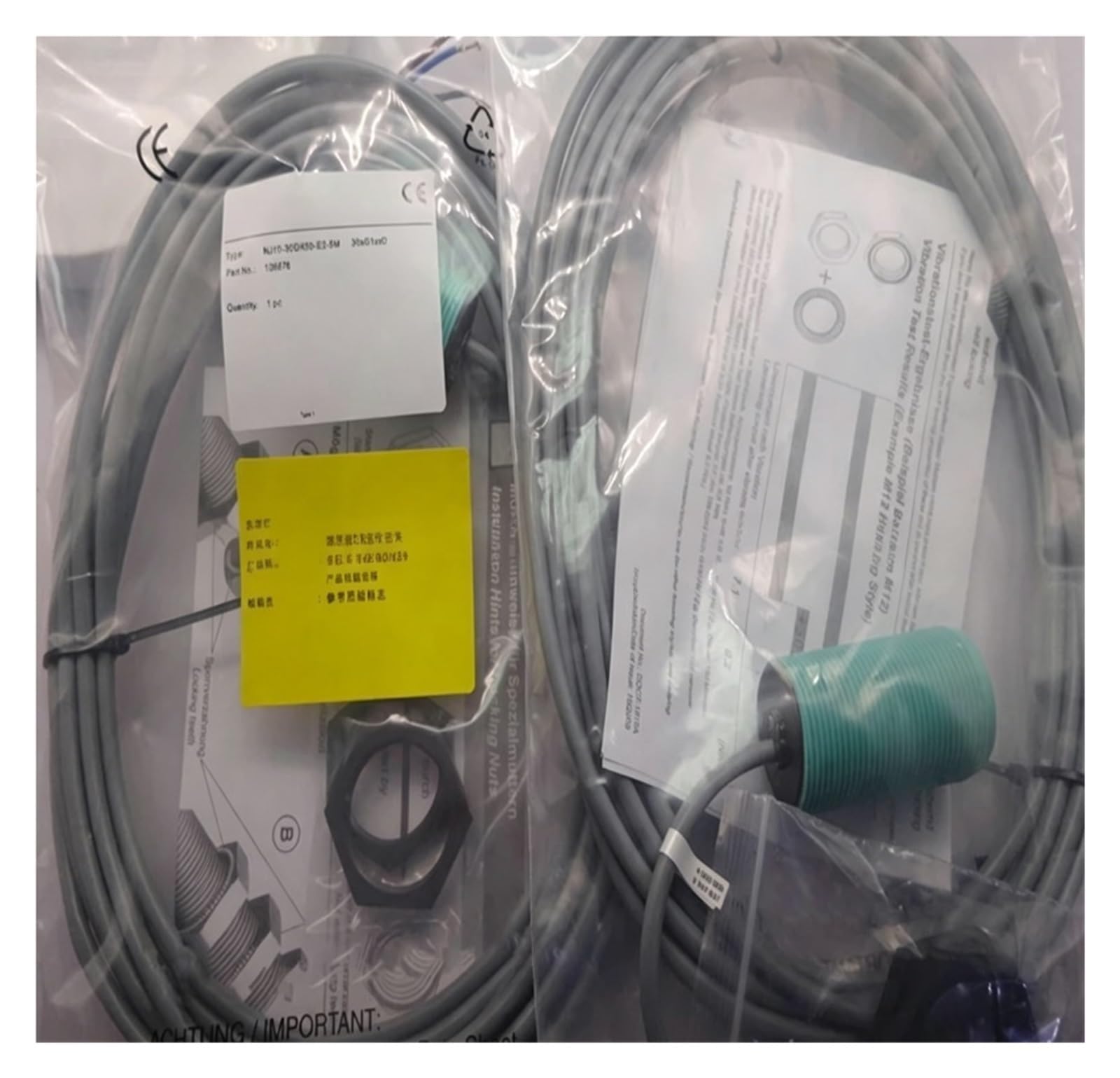 CJKXPZMH 1pcs Sensor NJ10-30GK50-E2-5M NJ5-18GM-N-5M NJ8-18GM-N-5M NJ5-18GM-N-10M proximity switch(NJ8-18GM-N-5M)