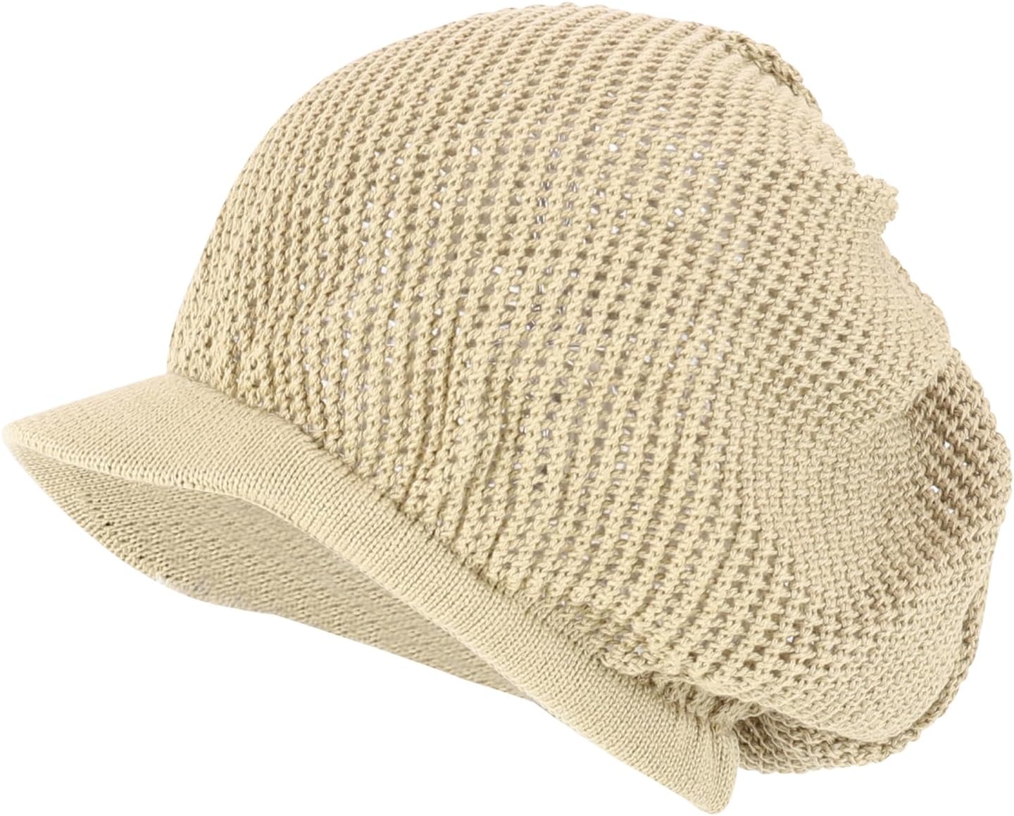 Armycrew Cool Mesh Dreadlock Rasta Beanie Visor