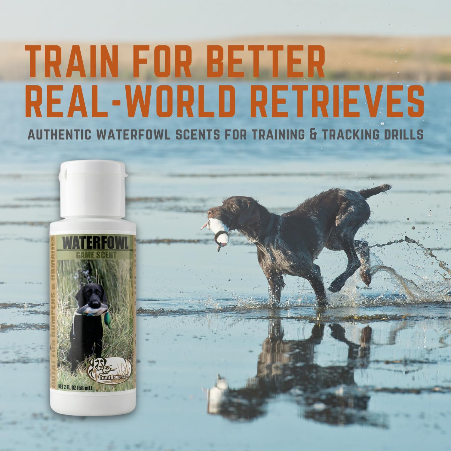 Ultimate Waterfowl Dog Training Scent - Aroma de aves acuáticas para entrenamiento de perros, pato, ganso y perro