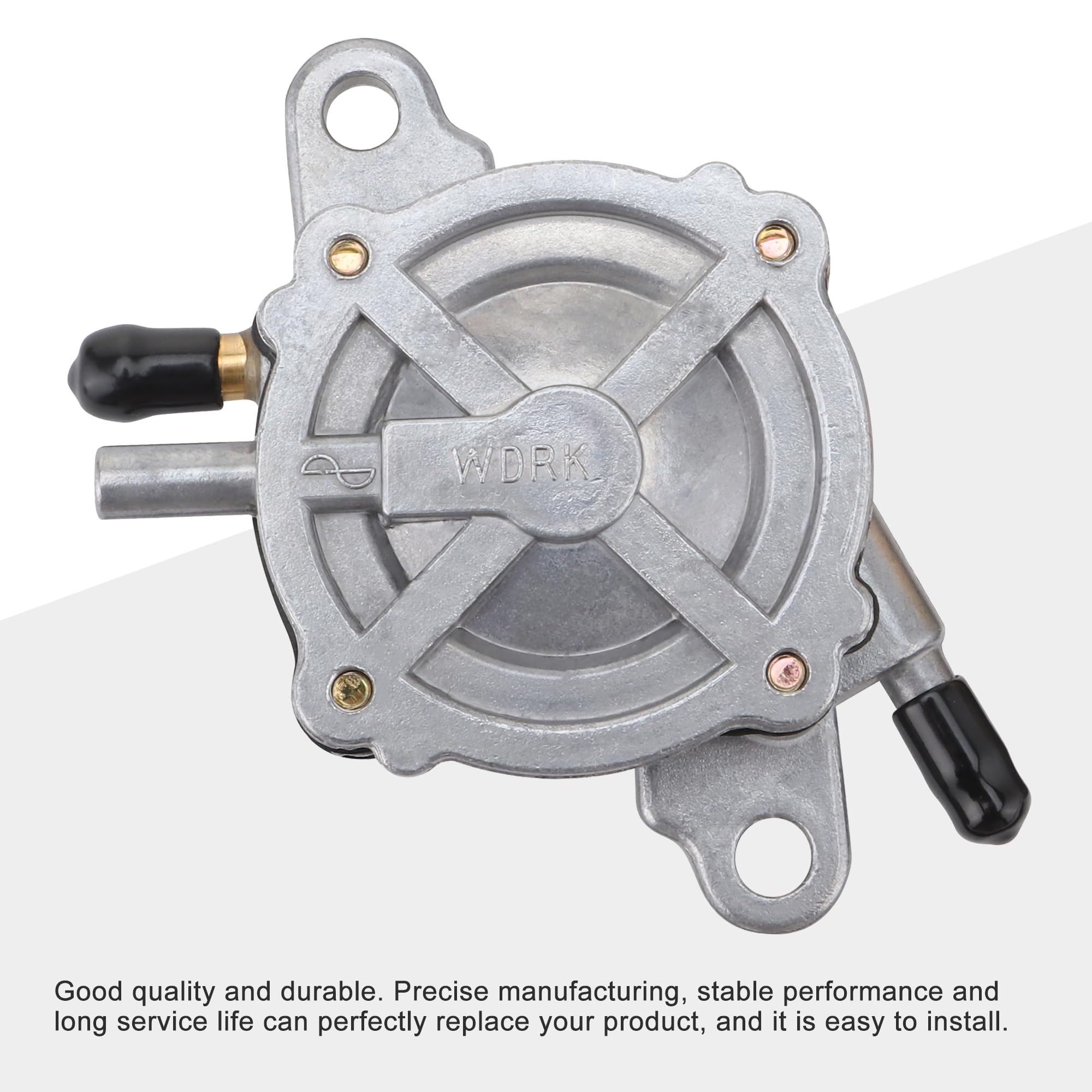 GOOFIT Assemblaggio Pompa Di Carburante A Vuoto Di Uscita Sostituzione per GY6 50cc 125cc 150cc ATV Go Kart Scooter Moped 4 Wheeler Quad Bikes Dune Buggy