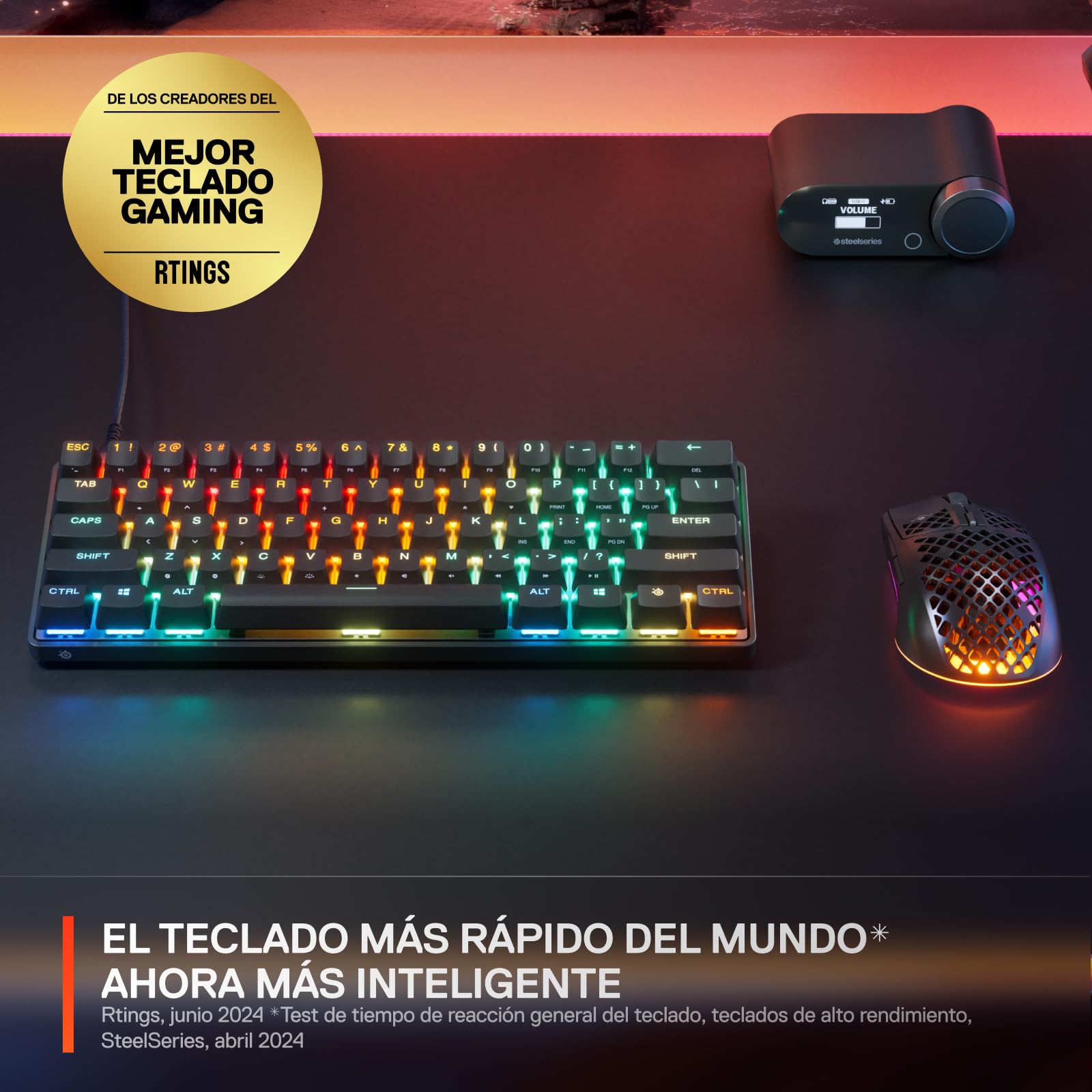 SteelSeries Apex Pro Mini OmniPoint 箱付き SteelSeries Apex Pro Mini 60% V2 Wireless Mechanical OmniPoint