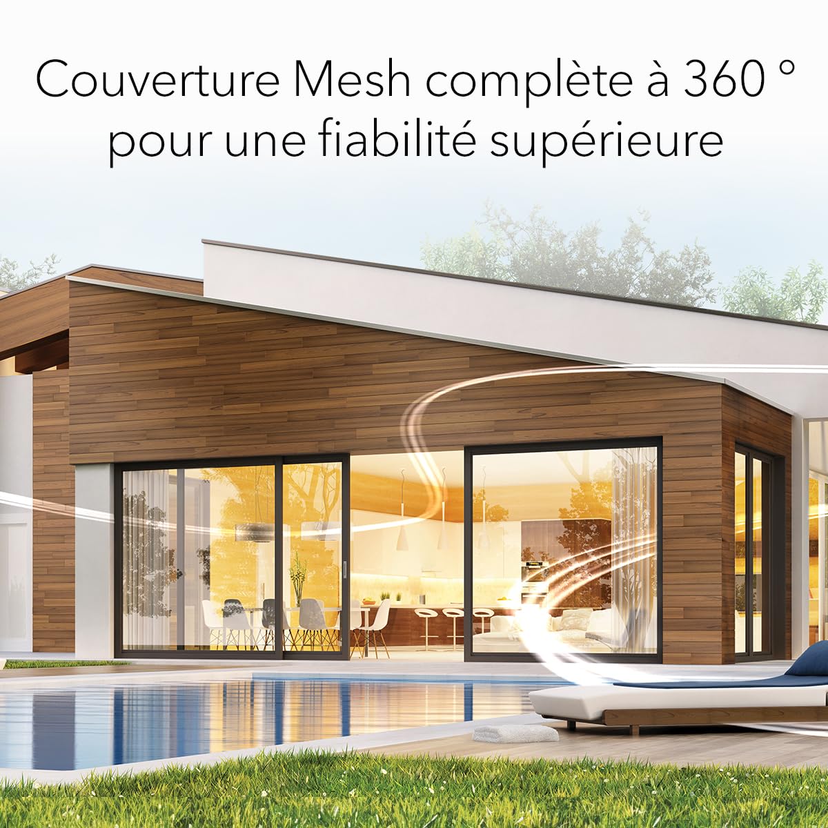 NETGEAR Orbi, Système Mesh WiFi 7, RBE773, 3-Pack, Jusqu'à 11 Gbps, Couvre jusqu'à 540 m², 100 appareils, 2.5GB Internet Port, Tri-Band BE11000, Compatible Murs épais et Toutes Box Internet - 5