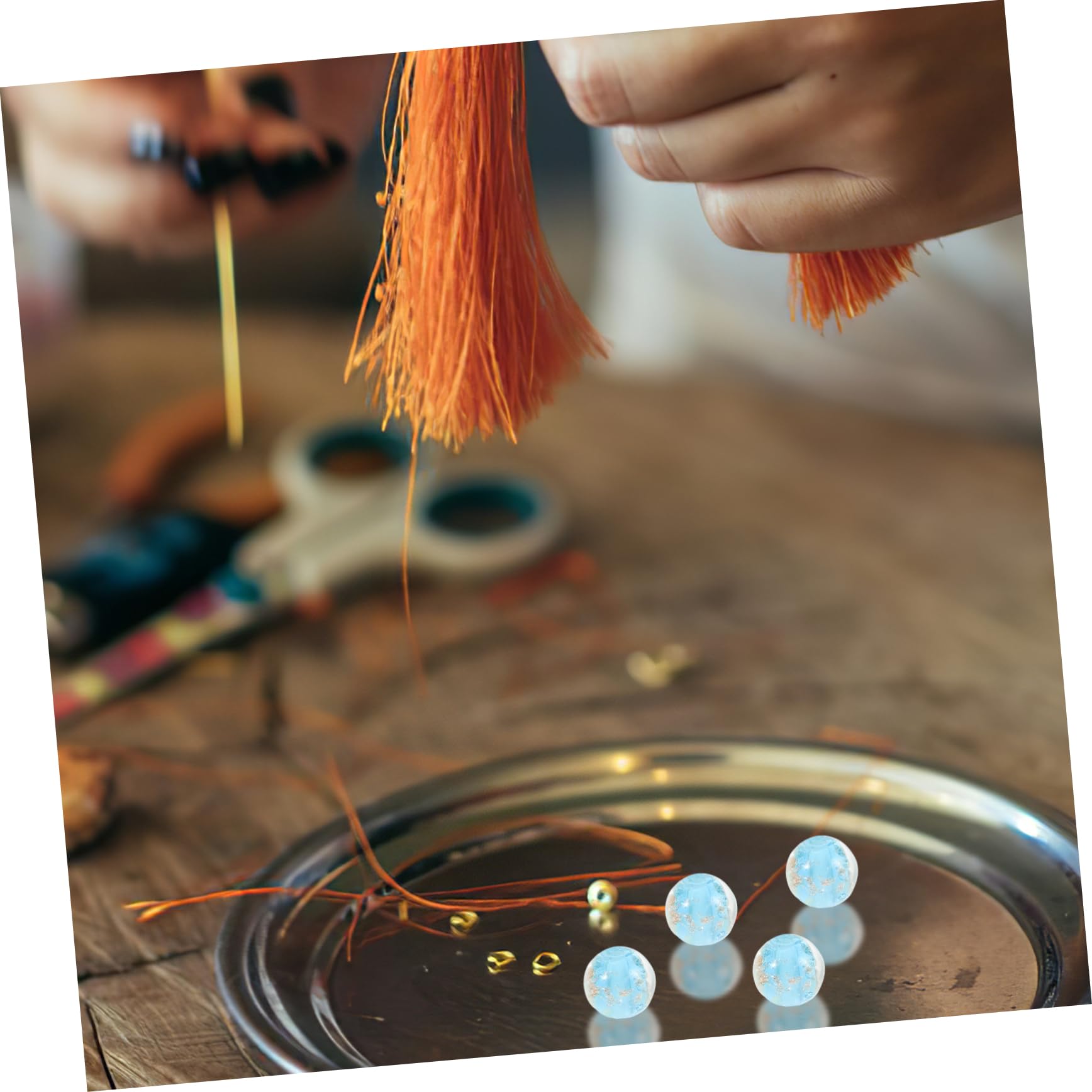 SHINEOFI 500 Pezzi Di Accessori Per La Realizzazione Fai Da Te In Perline Fai Da Te Perline Distanziatrici Collana