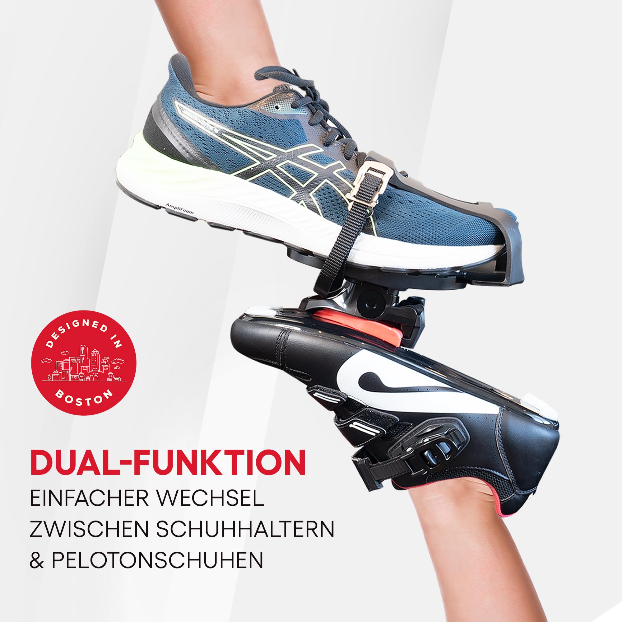 Doppelfunktions-Zehenkäfige – Konvertieren Sie Peloton-Pedale in Zweiseitige Zehenkäfige oder Delta-Stollen – Pedalkonverter – Kompatibel Mit Peloton Bike & Bike+