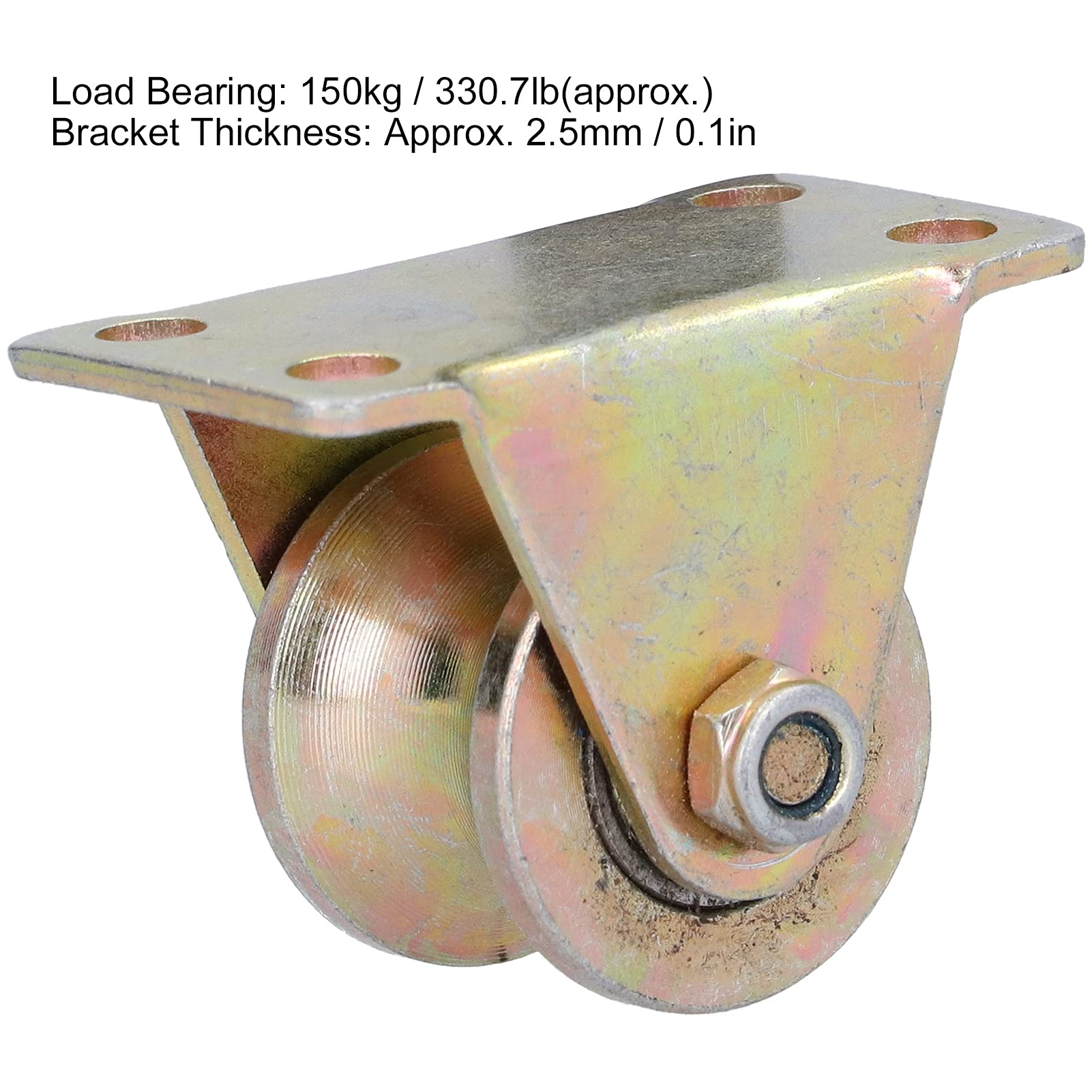 Roue à rouleau, poulie de câble métallique pour porte d'entrée avec support 32 mm pour porte mobile pour chiens pour portes d'entrée pour portes coulissantes