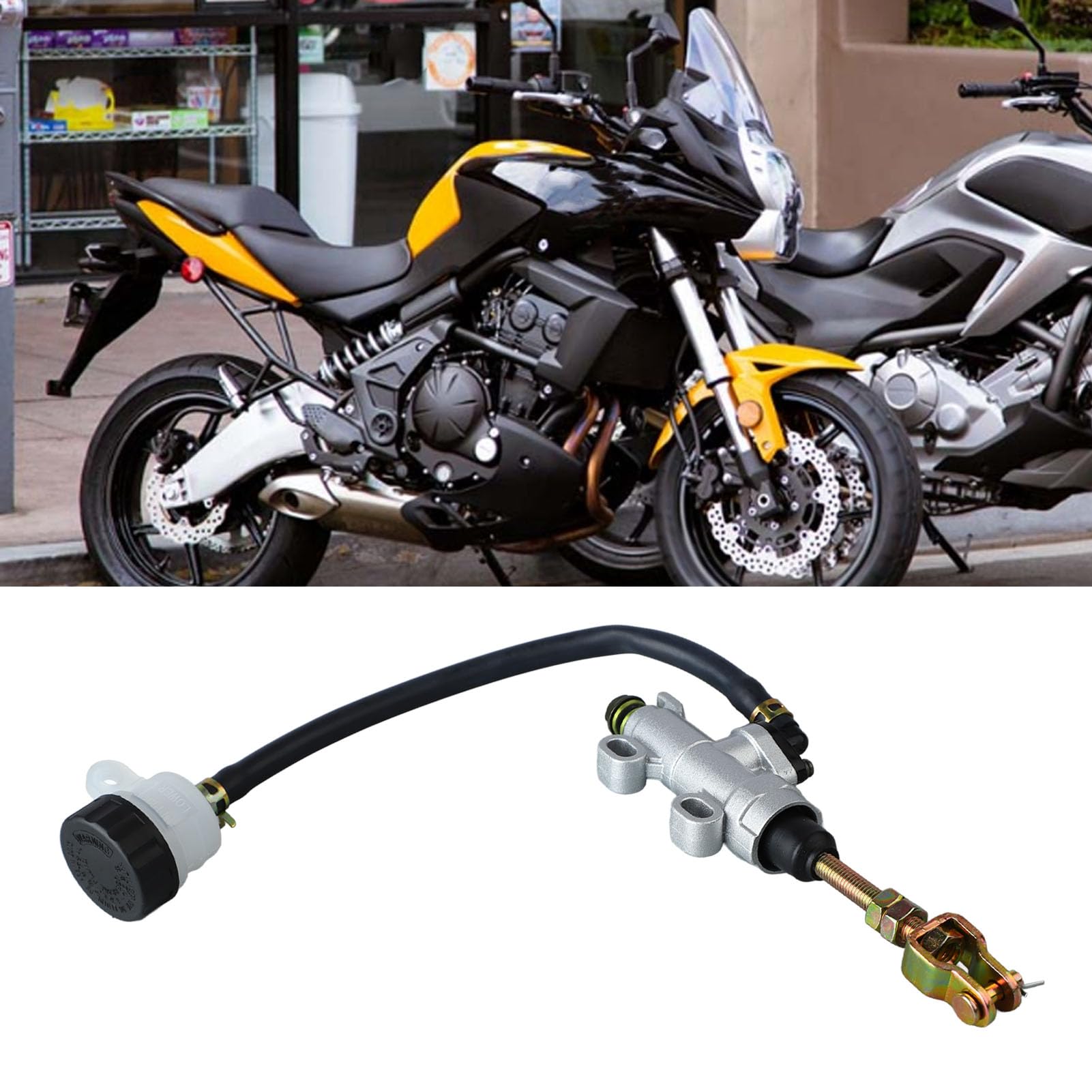 Pompa Freno Anteriore Radiale Motocorse Racing Con Leva Blu - Foto 8