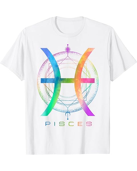 Pisces Zodiac Sign Astrological Horoscope Constellation T-Shirt