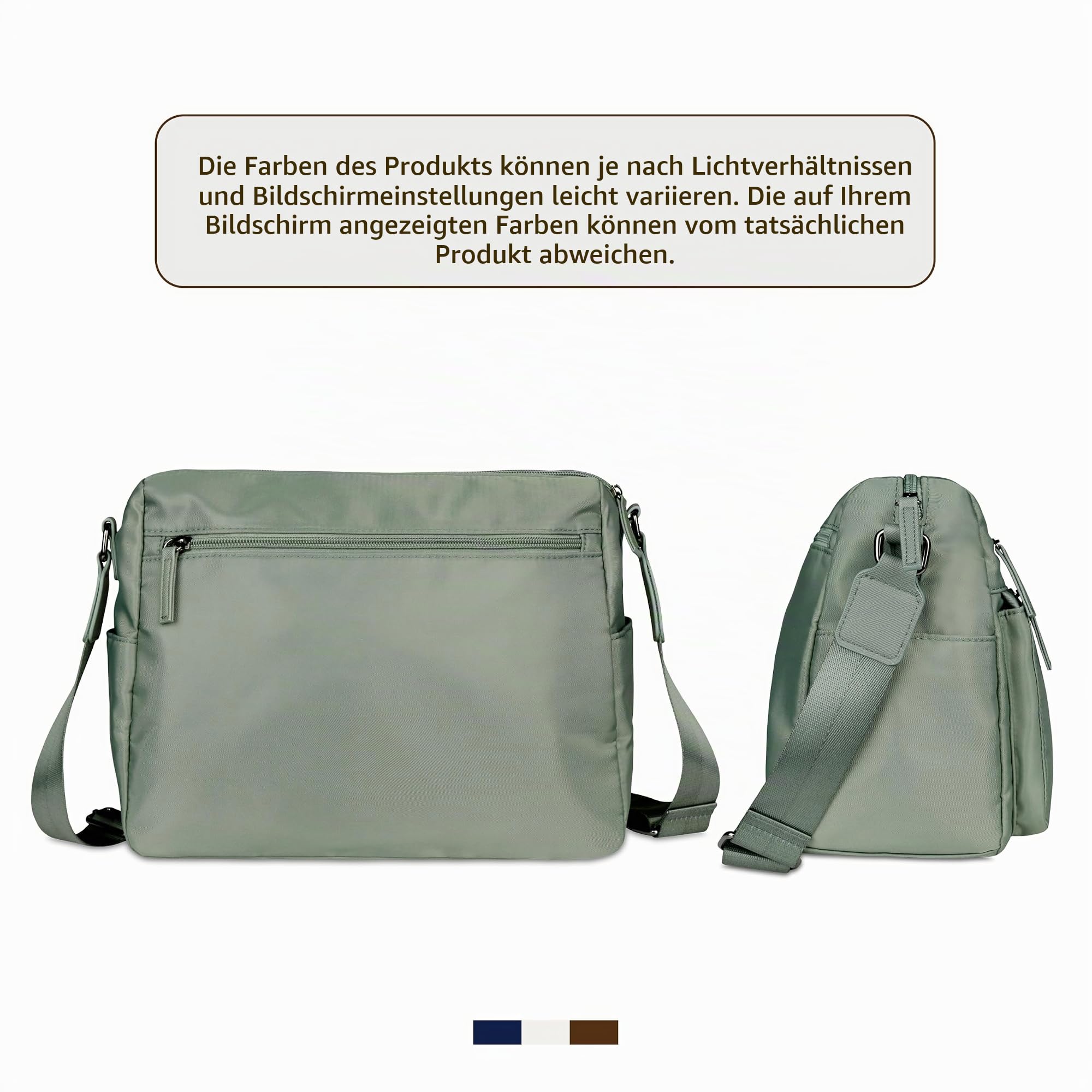 bugatti Mare 1.0 Schultertasche für Damen, leichte Umhängetasche mit verstellbarem Gurt