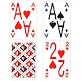 LYJXIAITY 2-piece Elite Low Vision Playing Cards Set – Large Font, Easy-to-Read Playing Cards for Visually Impaired People
