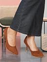 Elle Women Pump Shoes, Colour-Brown, UK-7 gallery image