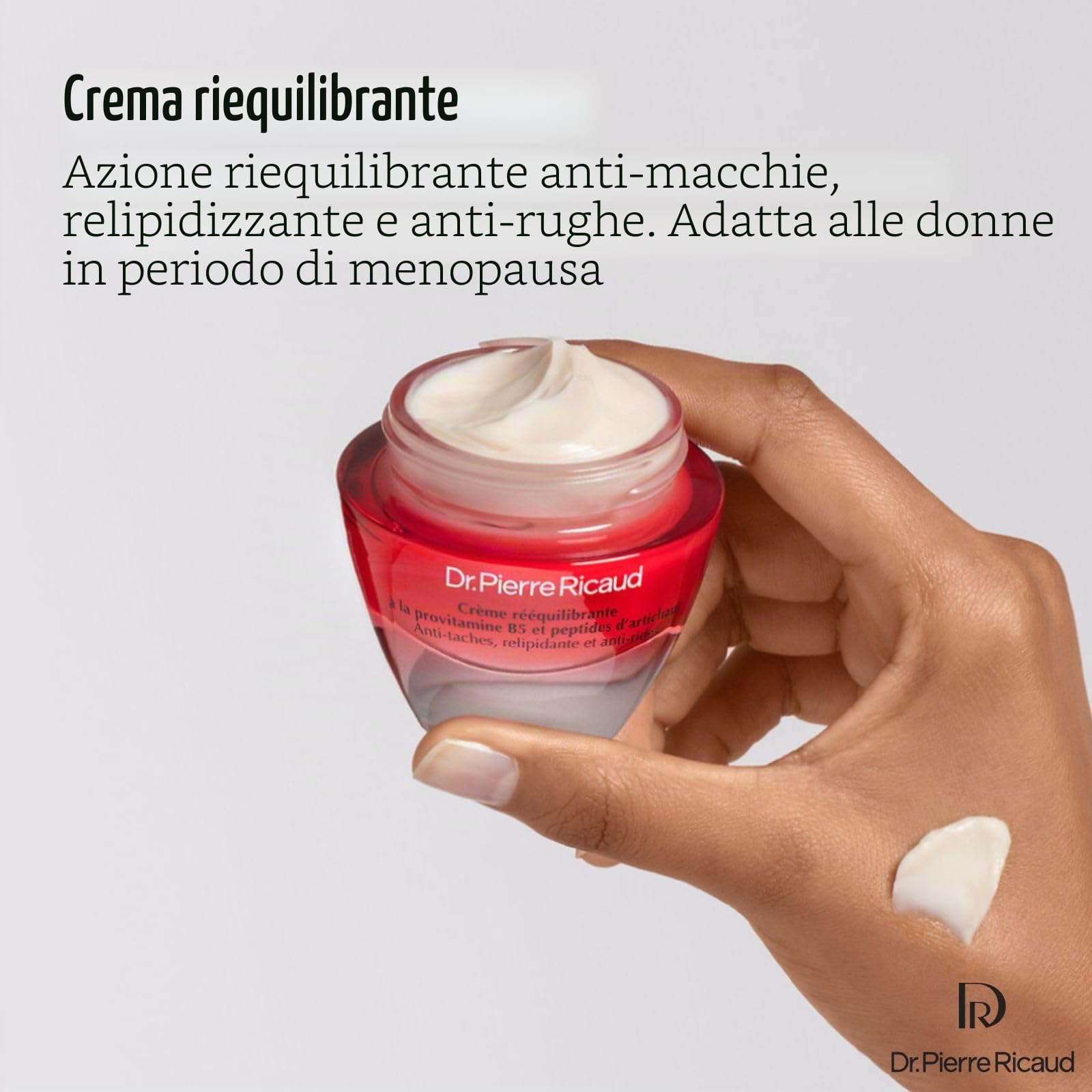 Dr Pierre Ricaud Crema anti-macchie e antirughe nutriente, 40 ml | Riequilibrante, Relipidant, Provitamina B5, Peptidi Carciofo, Pelle Normale a Secca, Cura anti-invecchiamento per Donna