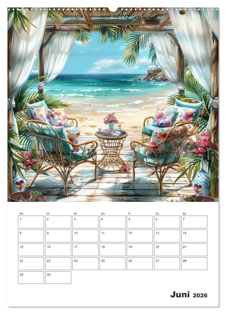 Sand zwischen den Zehen (hochwertiger Premium Wandkalender 2026 DIN A2 hoch), Kunstdruck in Hochglanz: Sand zwischen den Zehen: Poetische Gedanken ... Magie des Meeres einfangen. (CALVENDO Natur)