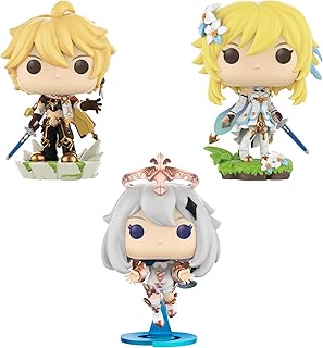Funko Pop! Genshin Impact Set of 3 - Aether, Lumine and Paimon