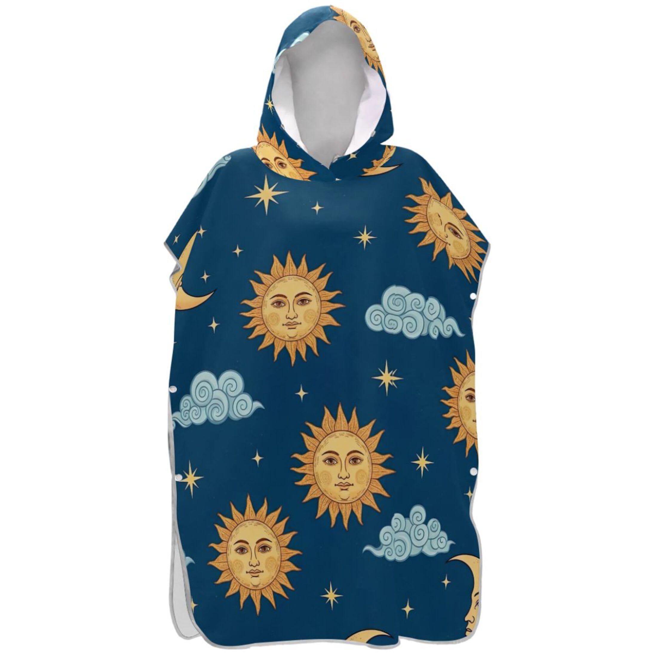 Serviette de bain à capuche compacte : poncho de surf absorbant et léger