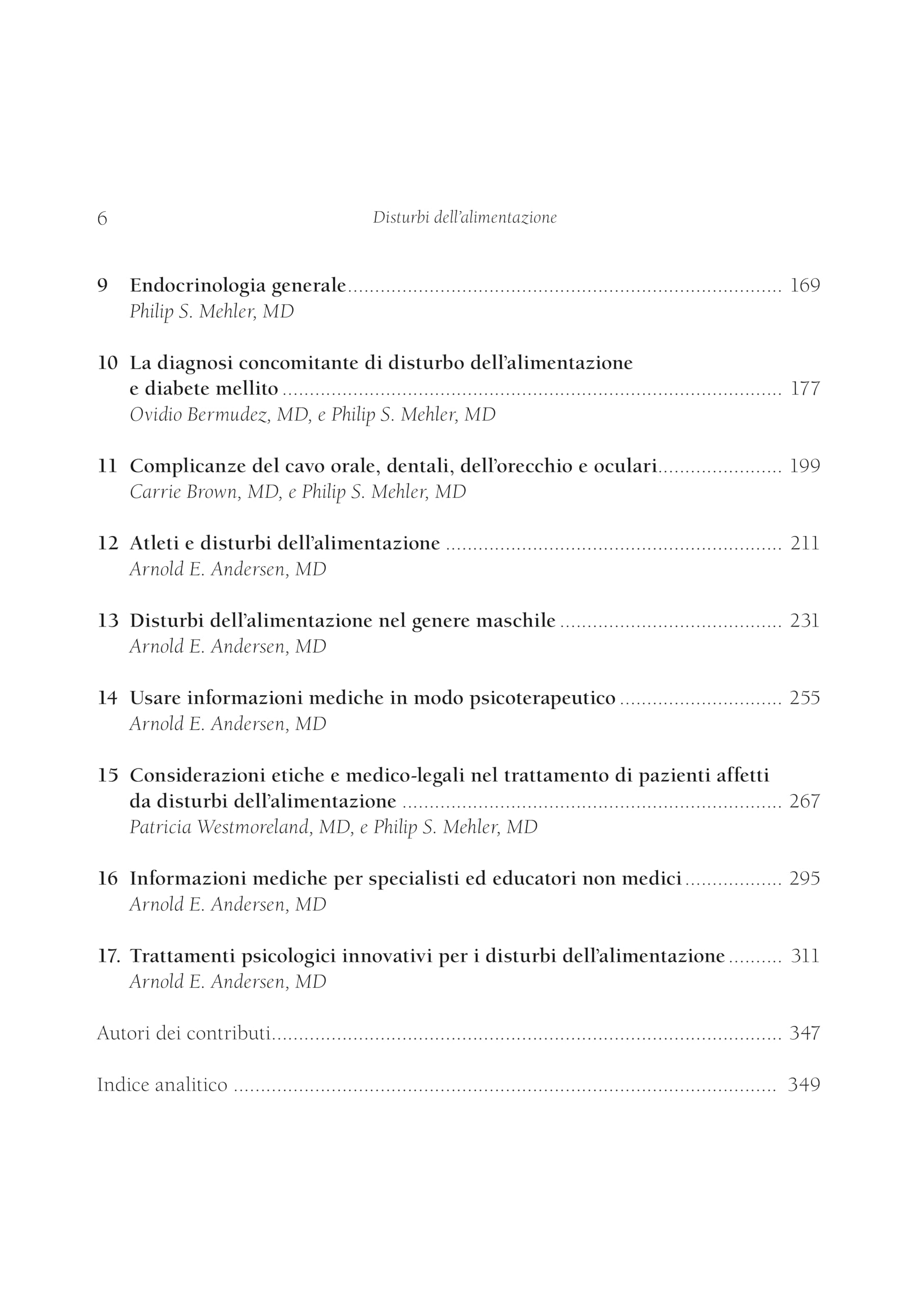 Disturbi dell’alimentazione. Guida alla terapia medica e alle complicanze