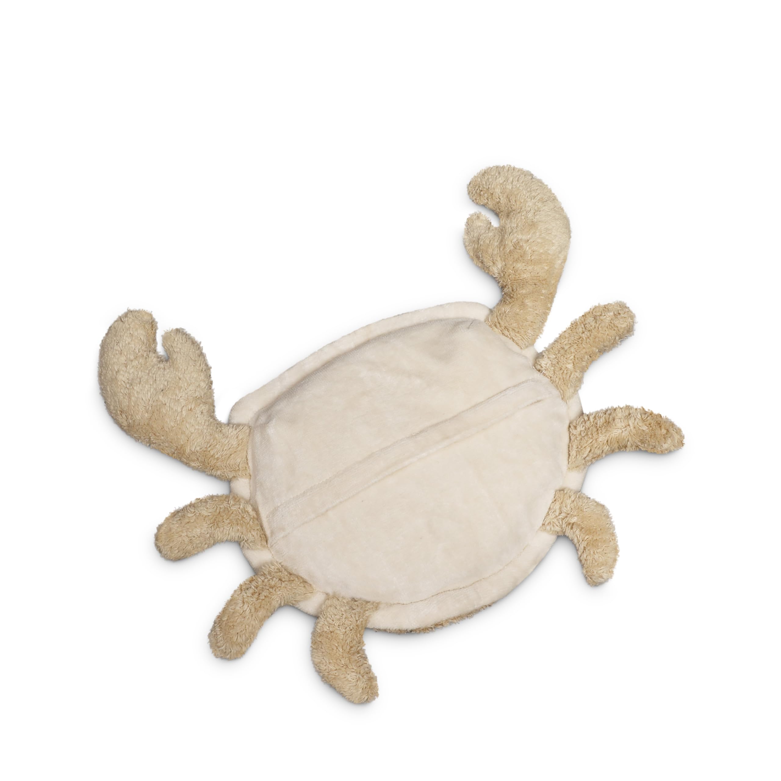 Senger Naturwelt Kuscheltier Krabbe, Leinen, Plüschkissen, Wärmekissen