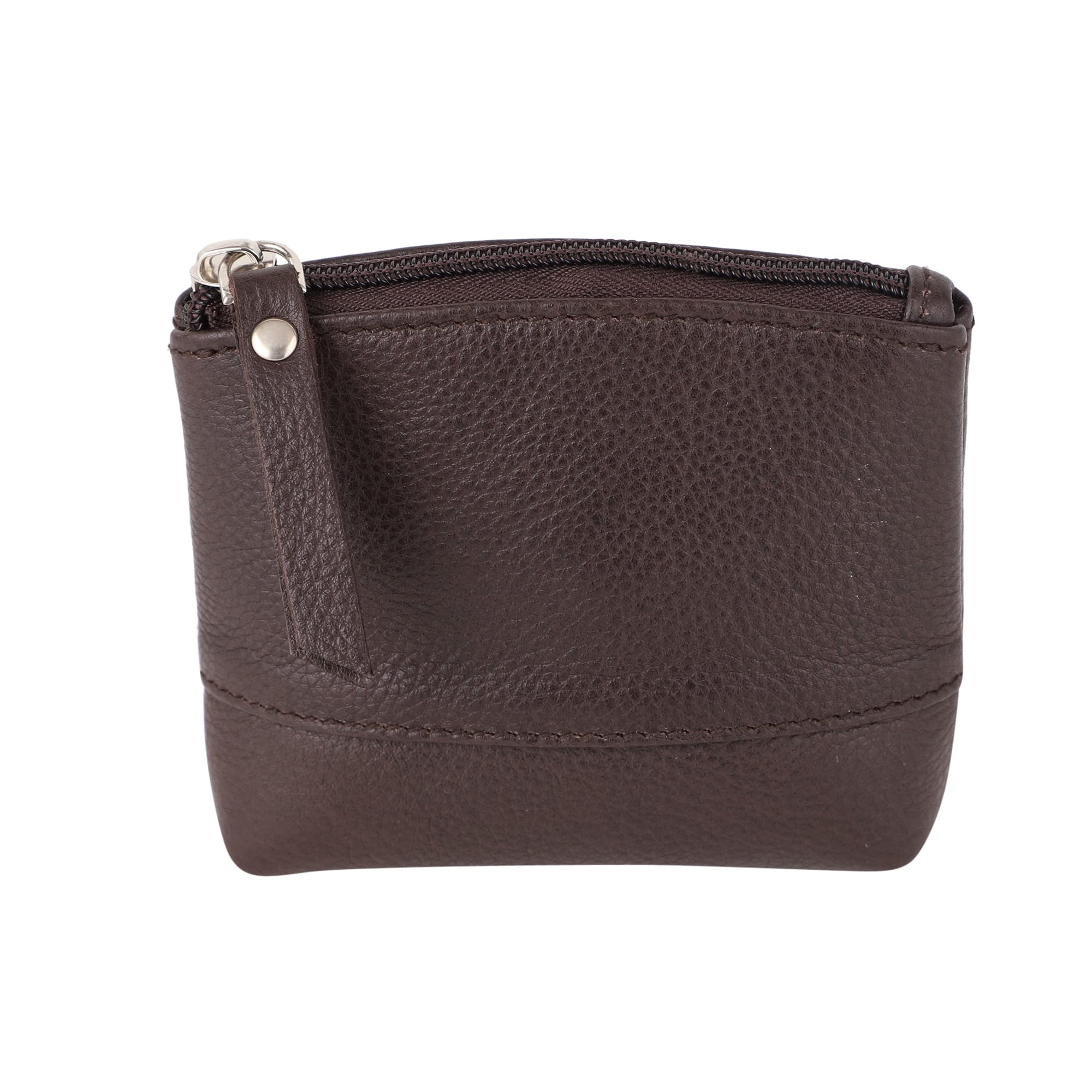 TEE ESSGenuine Leather Multi Utility Pouch Unisex Leather Toiletry Kit | Cosmetic | Travel Pouch | Organizer | Earphone | Medicine (Brown)