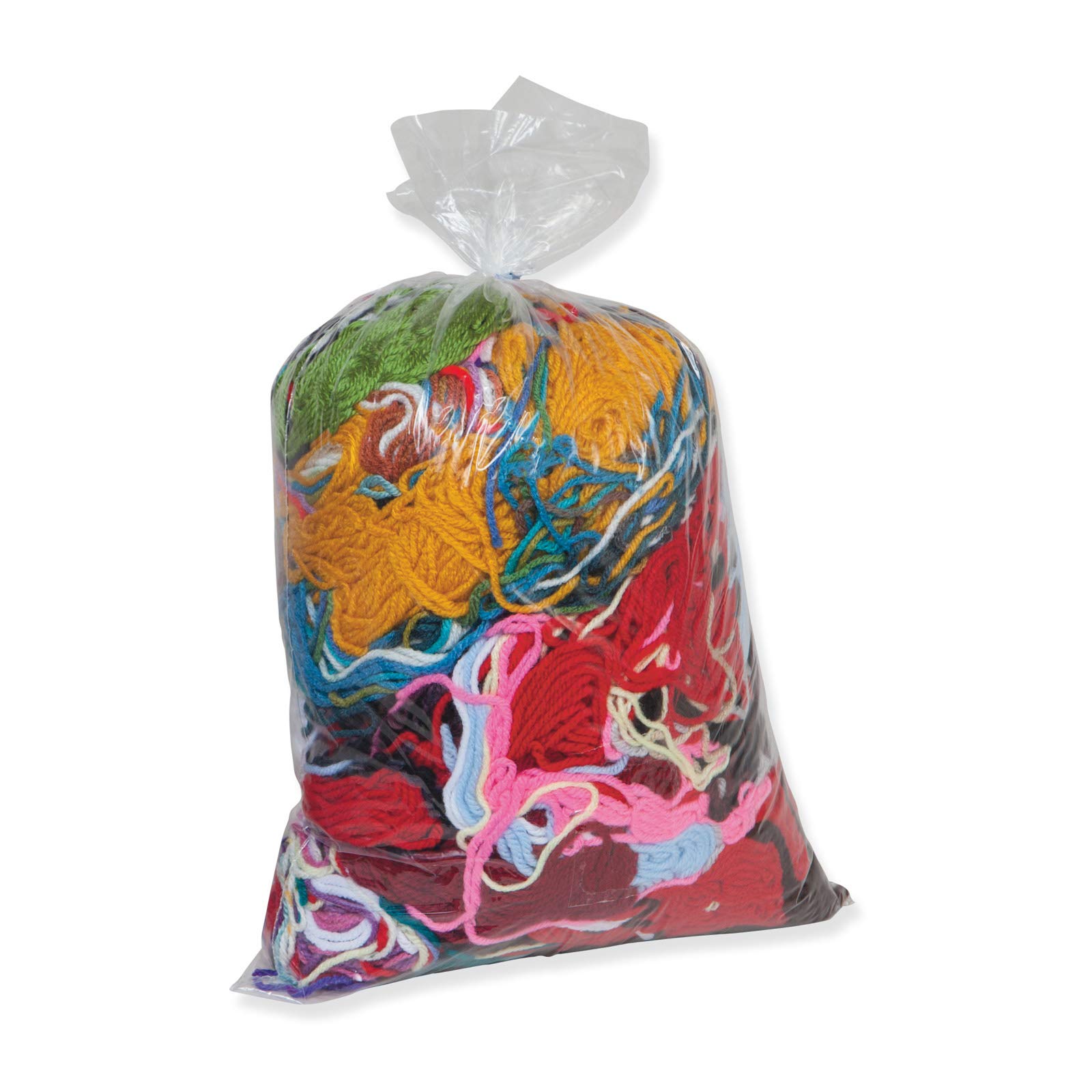 Pacon 0000530 Trait Tex Acrylic Remnant Yarn Pack, Assorted Size, 1 lb, Assorted Bright and Earth Tone Color