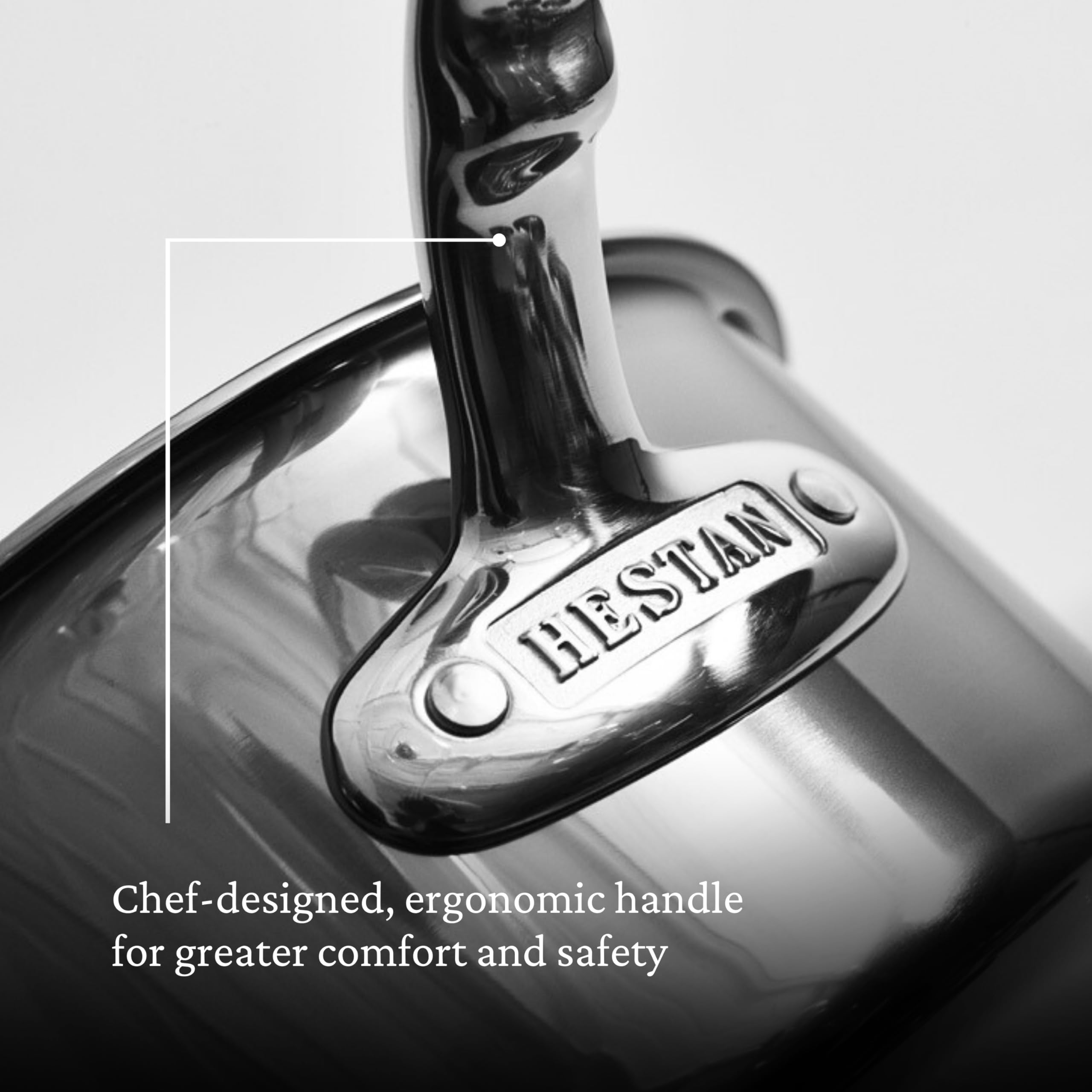 Hestan NanoBond Saucepan: 4x Stronger, PFAS-Free -6