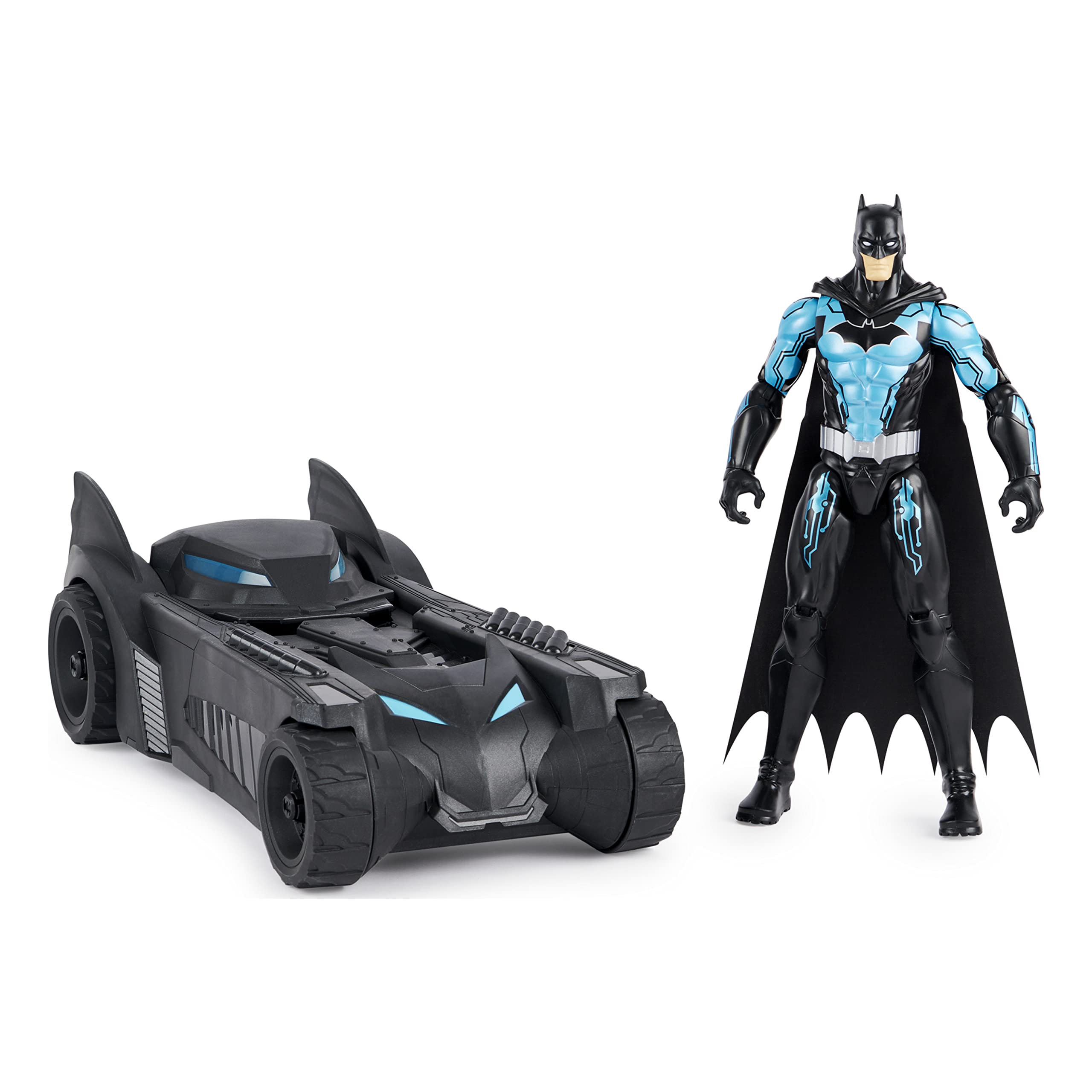 DC Comics, Batman 12inch Batman Action Figure and Batmobile Vehicle