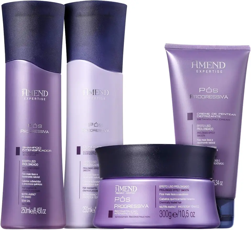 Kit Amend Pós Progressiva Completo (4 Produtos)