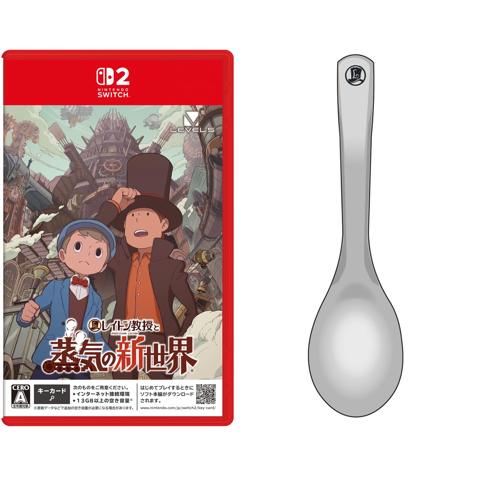 Amazon.co.jp: レイトン教授と蒸気の新世界 -Switch2 【Amazon.co.jp