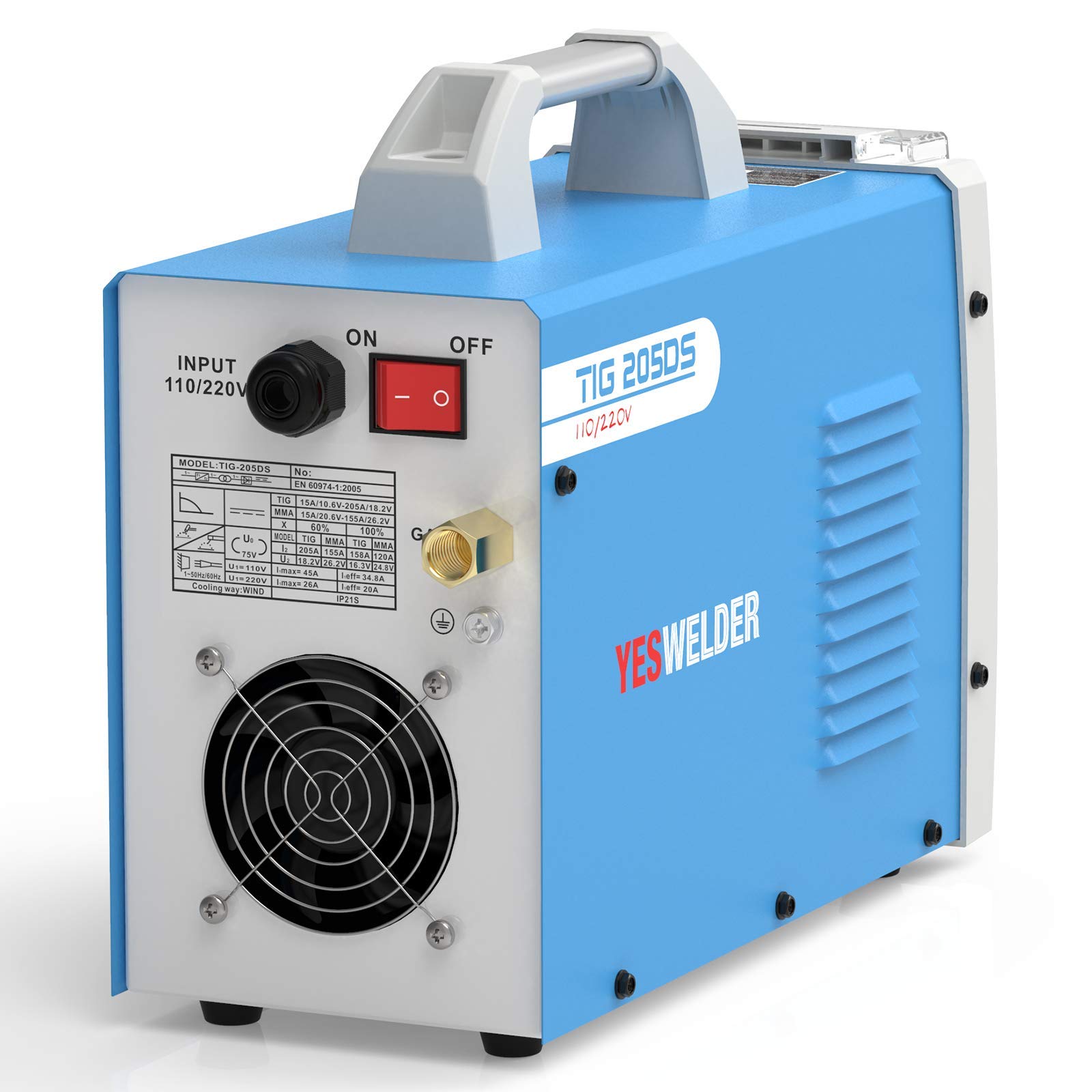 S7 Tig Welder, HF TIG/Stick/Arc TIG Welder,200 Amp 110 & 220V Dual