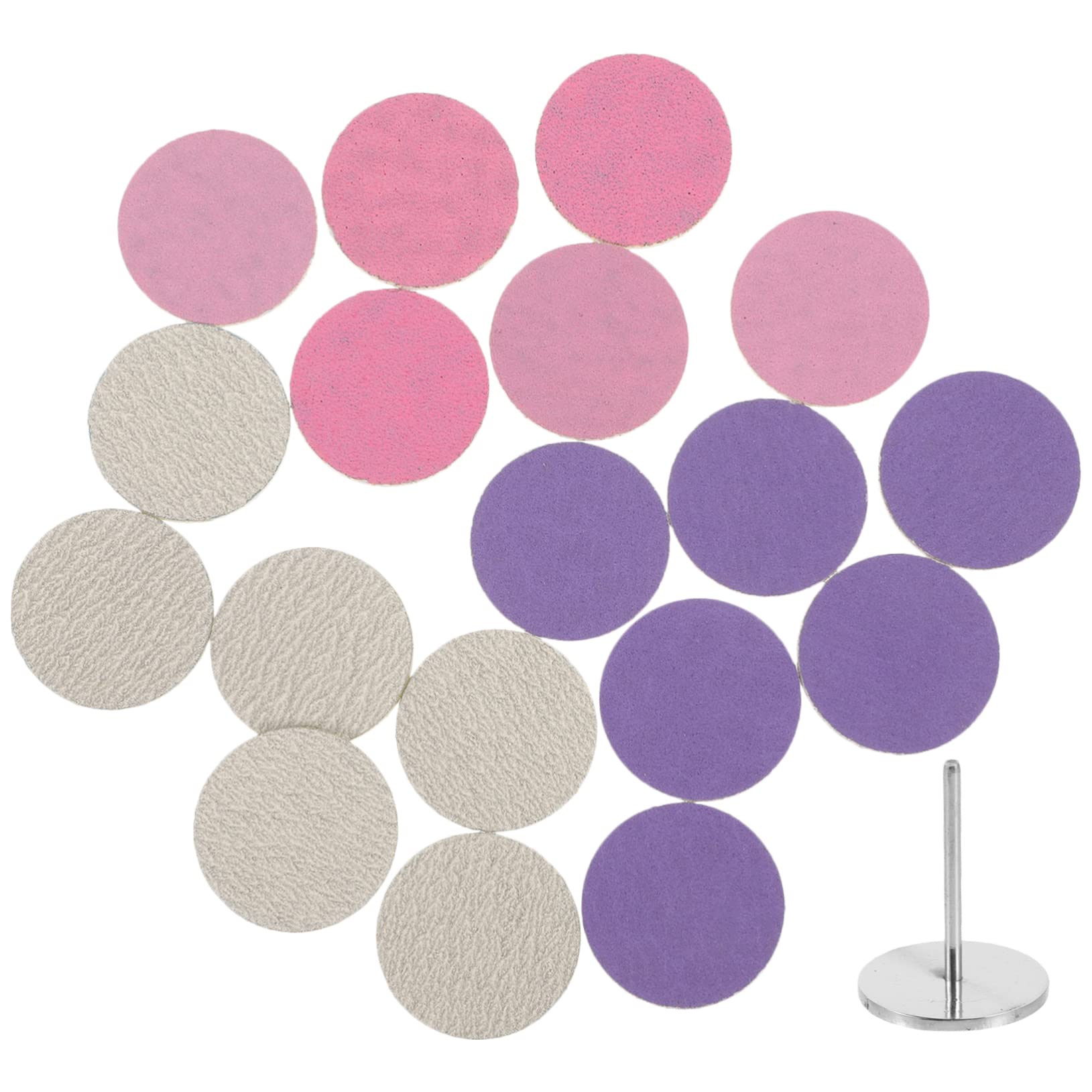 FRCOLOR 5 Set Di Abrasivi Per Pedicure Per La Rimozione Dei Piedi Lima Per Unghie Elettrica Abrasivi Strumento Di Levigatura Dei Piedi Cuscinetti Di Ricambio 60 Pezzi*5