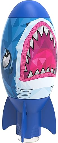 Miniatura 1 de Swimways Shark Rocket, accesorios de piscina para niños y juguetes de piscina de torpedo, juegos de cohete de agua al aire libre para la piscina,