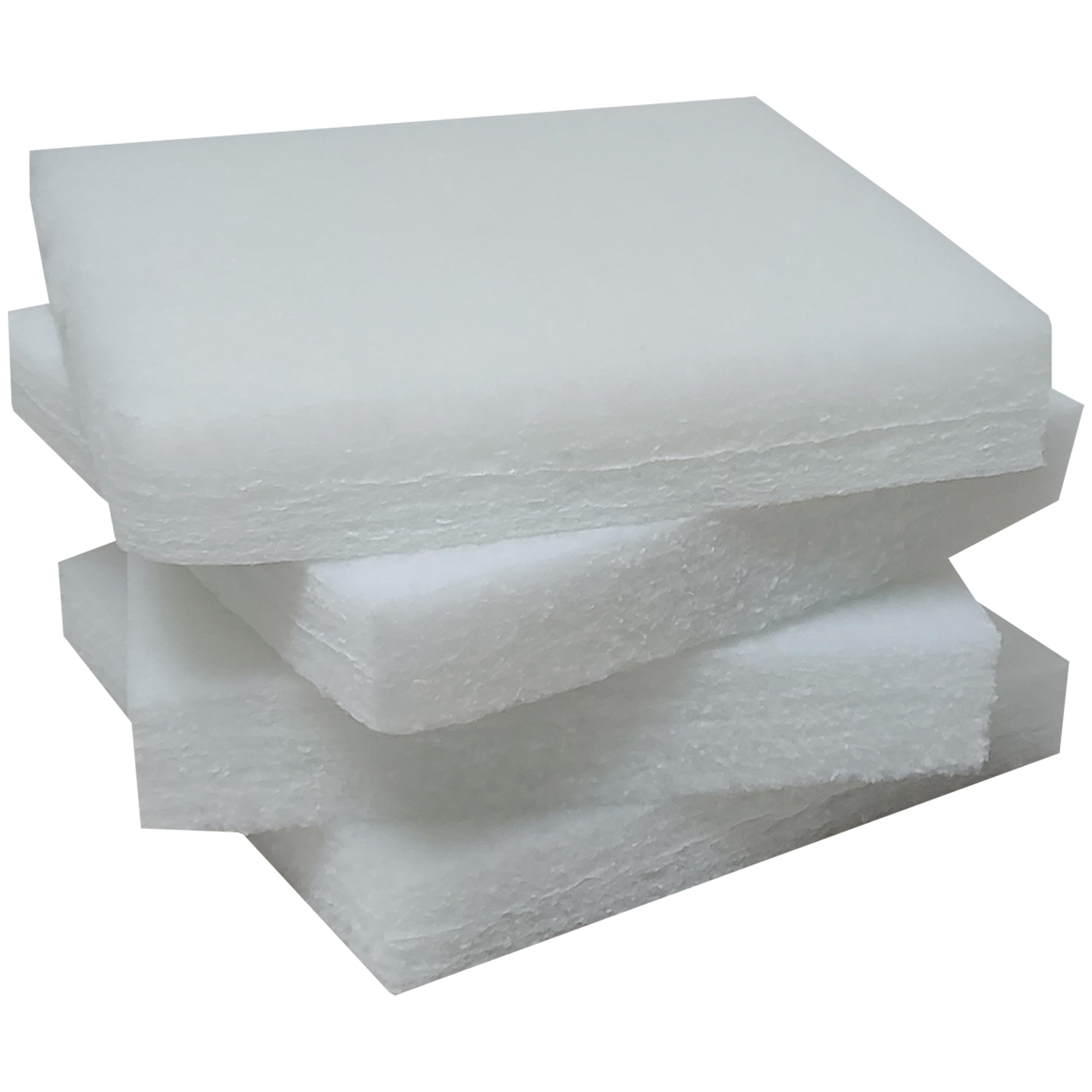 Relleno de Cojines 50x50 cm – Set de 4 – Almohadas Interiores para Sillas y Exteriores – Espuma Fabricación Italiana (4 Poliestere, 50x50 cm)