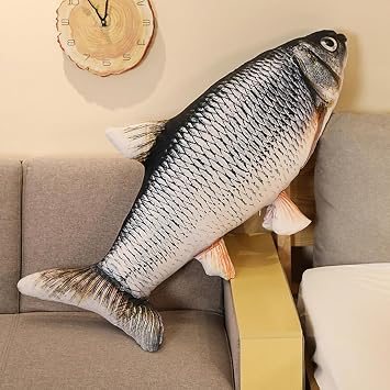 Stuffed Animal, Large Size, Fish, Fish, Body Pillow, Nemunemu, Sleeping Only, Healing Type, Mochi, Figurine, Accessories, Cute, For Children, Stuffed Wrap, Fluffy Mochi, Celebration, Childrens Day,