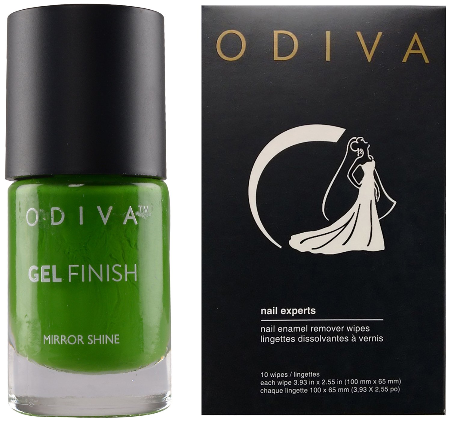 Odiva Meadow Secrets Gel Finish Nail Polish and Nail Polish Remover, Green, 11 ml-image-30