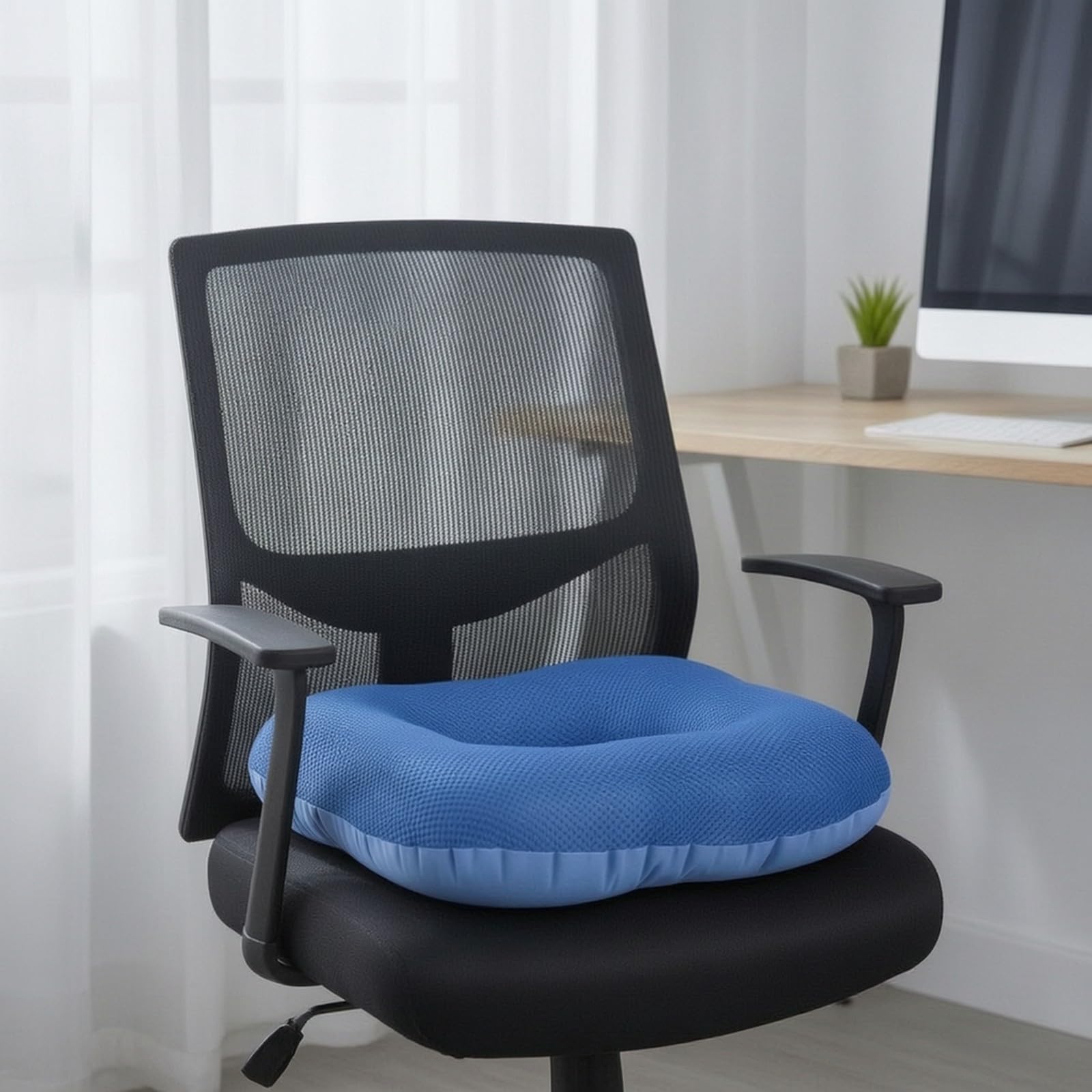 Cuscino con Foro Antidecubito | Ergonomico, Cuscino da Seduta, Confortevole, per Casa