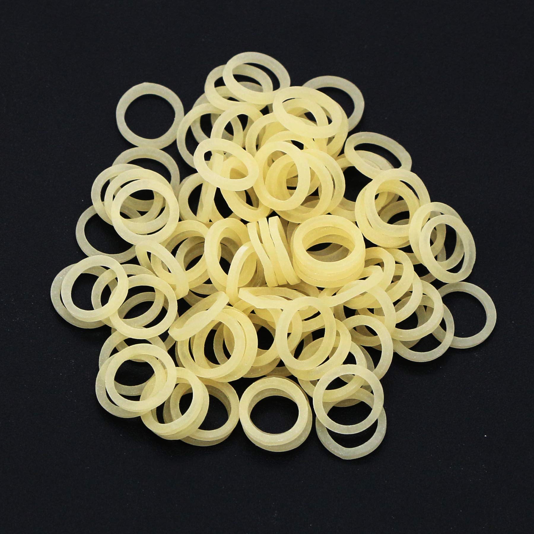 10 Packungen/1000 Stück zahnärztliche kieferorthopädische Gummibänder aus Latex (10 Beutel-Fox-1/4-5 oz)