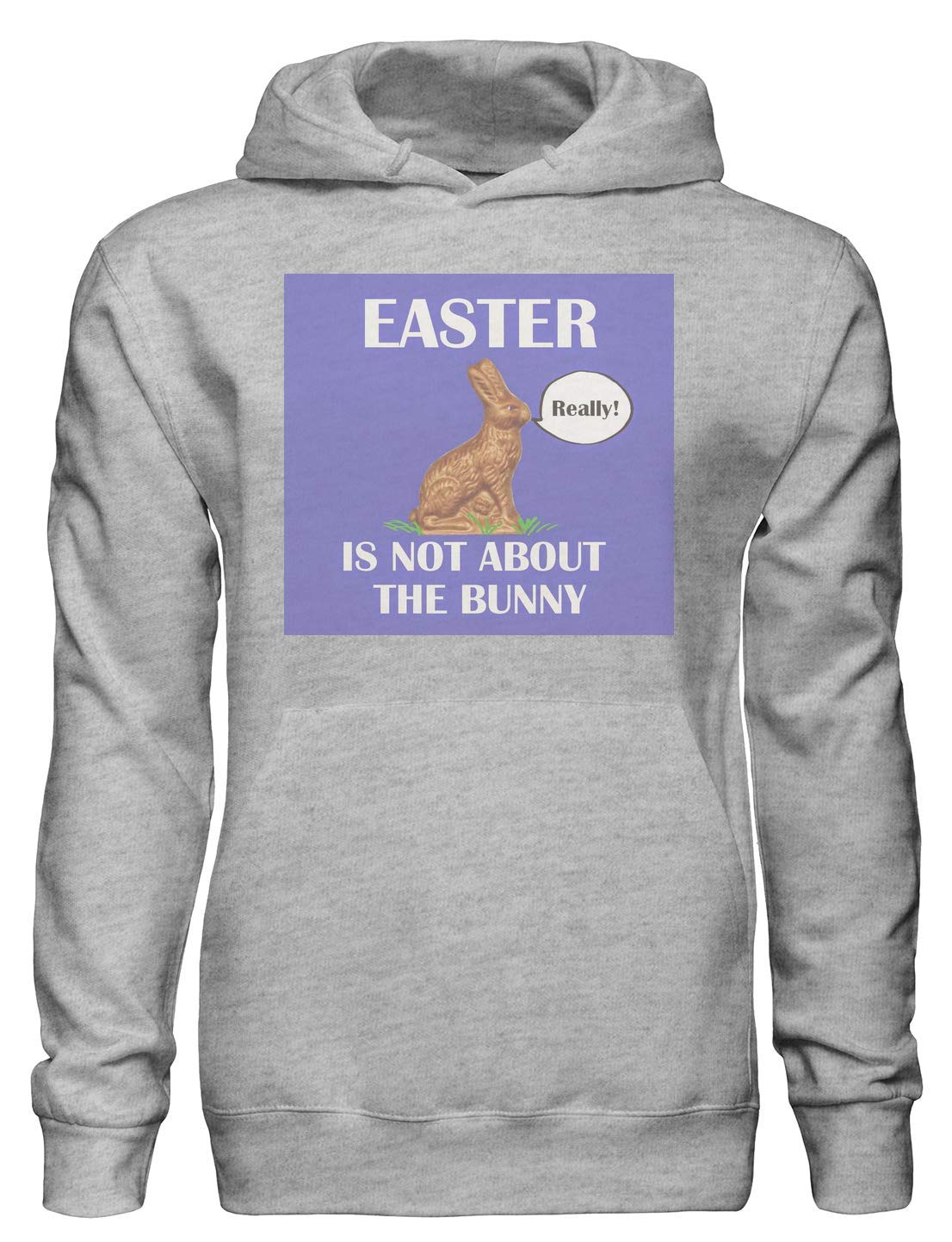 Easter is not About The Bunny pulower bluza z kapturem bnft, szary, L