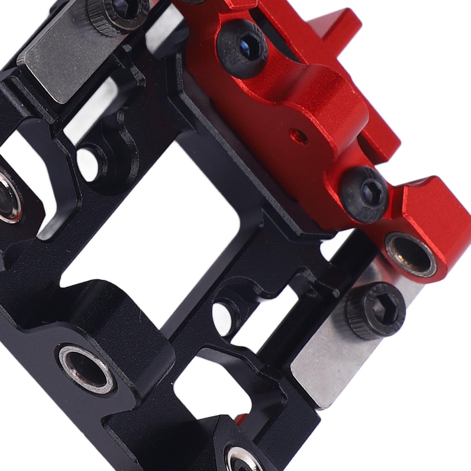 Bewinner Kit di Strumenti per l'interruttore della Testina dell'estrusore per Stampante 3D con Boccole Guida della Navetta, Elementi di Fissaggio e Viti di Montaggio in Lega di Alluminio per