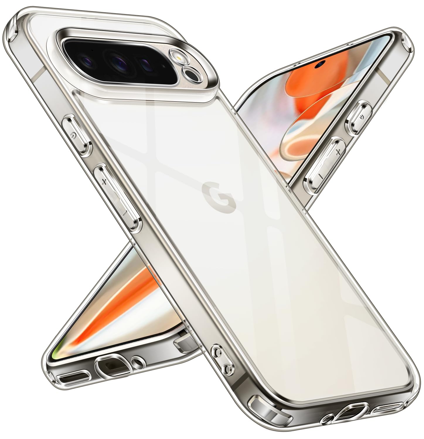 Ivoler Anti-Jaunissement HD Clair Coque Pour Google Pixel 8