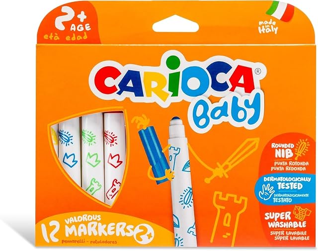 Carioca Valorous Marker Baby, 12 rotuladores