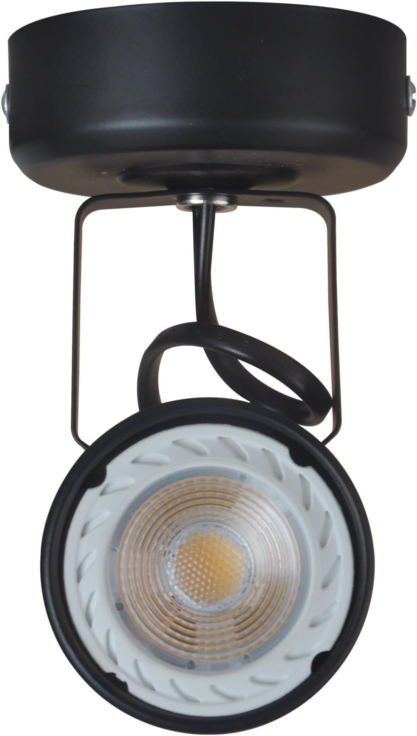KING SHA LED Spotlight Uplighting Accent Lamp with Dimmer and Timer, 5W (50W Halogen Light Equiv.) MR16 GU10 Bulb Warm White CRI90, Plug in Can uplight Indoor,Office Booth Lighting