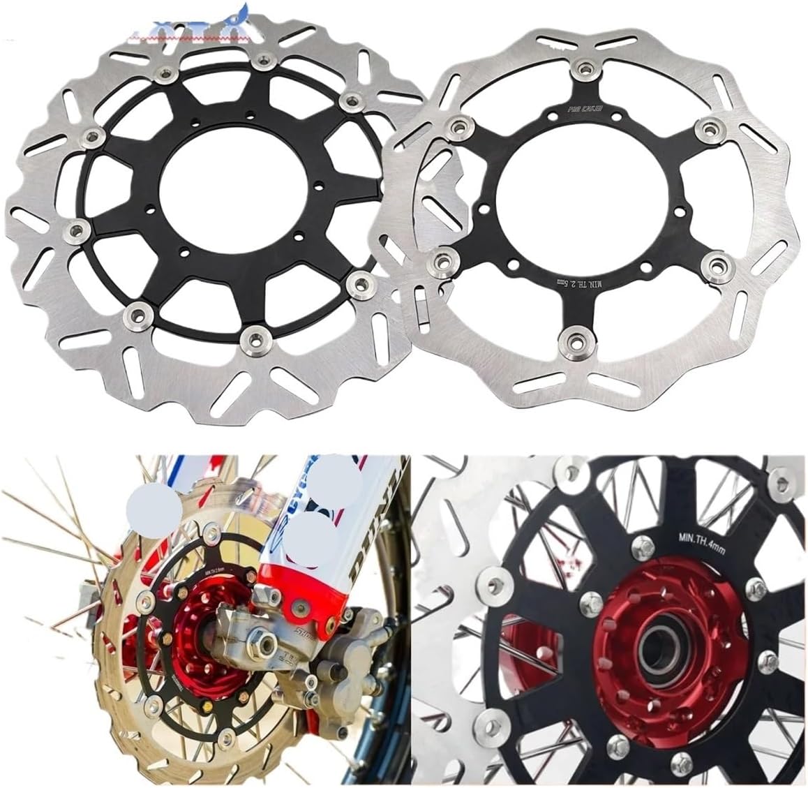 Moto-Master ビンテージブレーキディスク フロント リア 日本輸入代理