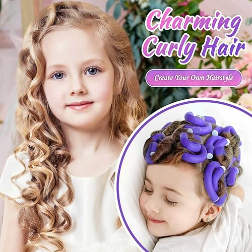 Miniatura 5 de 30 rizadores de pelo de espuma pequeños, 9.45 pulgadas de largo x 0.47 pulgadas de diámetro, varillas flexibles sin calor para cabello corto,