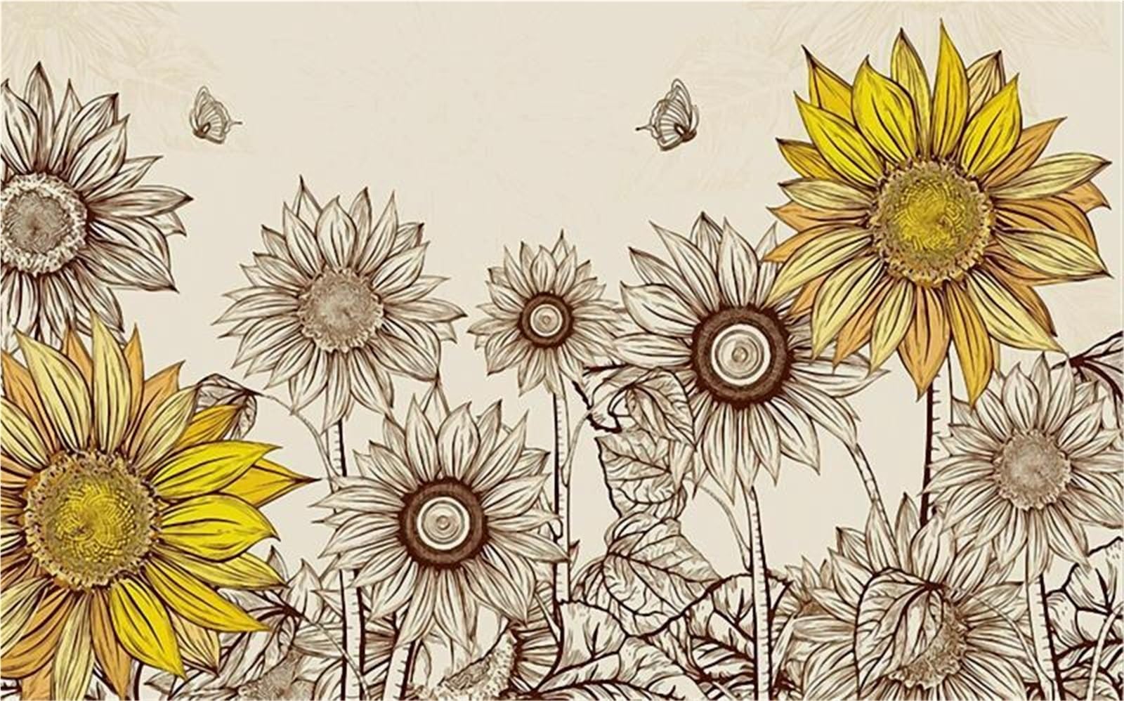 RYQZHHY Floral Peel Stick Wallpaper Marbled Bloom Photo Mural Lounge Television Background Surface Liner(1829931783)